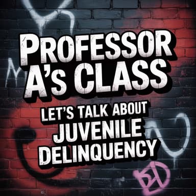 Professor A’s Class: Let’s Talk About Juvenile Delinquency